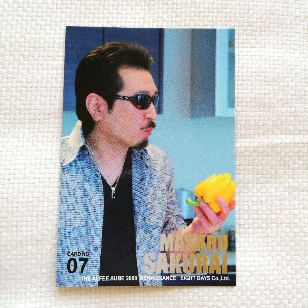 Amazon.co.jp: THE ALFEE トレカ AUBE 2008 RENAISSANCE 桜井賢 : おもちゃ